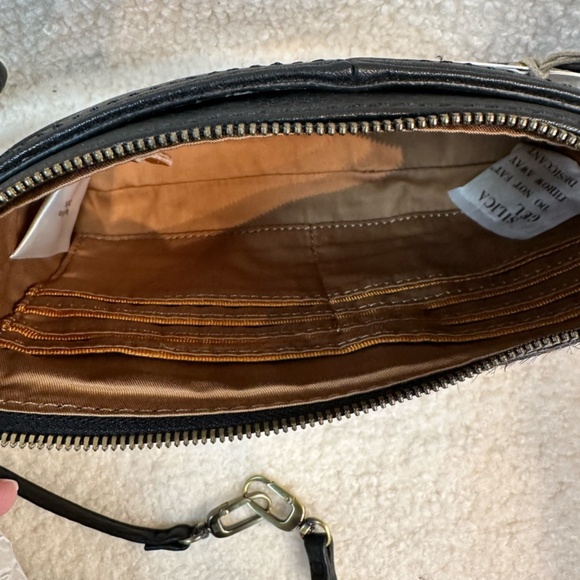 HOBO Darcy Baguette Bag Wristlet Purse Leather Hair On Leopard Converti…… NWT - Picture 12 of 14